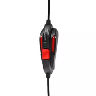 Red Fighter H2 Gaming-Headset mit Mikrofon, kabelgebunden, schwarz und rot, 2x 3,5 mm Klinke Red Fighter H2 Gaming-Headset mit Mikrofon, kabelgebunden, schwarz und rot, 2x 3,5 mm Klinke