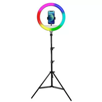 Powerton LIFE RING LIGHT, 13" runde Leuchte, Farb- und Intensitätseinstellung, Telefonhalter und Stativ, FOR SALE