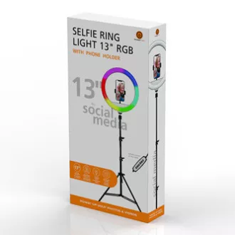 Powerton LIFE RING LIGHT, 13" runde Leuchte, Farb- und Intensitätseinstellung, Telefonhalter und Stativ, FOR SALE