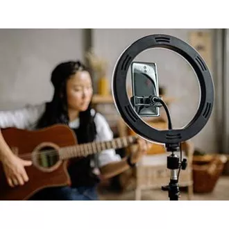Powerton LIFE RING LIGHT, 13" runde Leuchte, Farb- und Intensitätseinstellung, Telefonhalter und Stativ, FOR SALE