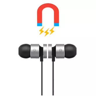 Powerton LIFE ARIVO Kabellose Bluetooth-Kopfhörer, schwarz und silber
