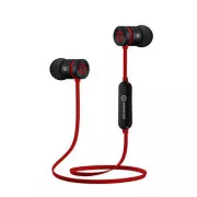 Powerton LIFE ARIVO Drahtloser Bluetooth-Kopfhörer, schwarz und rot