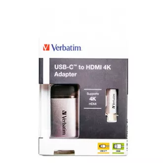 USB (3.1) Hub 1-Port, 49143, grau, Kabellänge 10cm, Verbatim, 1x HDMI USB (3.1) Hub 1-Port, 49143, grau, Kabellänge 10cm, Verbatim, 1x HDMI