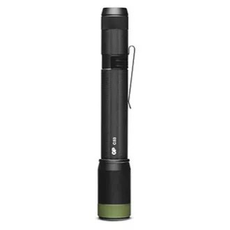 LED-Taschenlampe, 2xAA, Metall, schwarz, 150lm, C33 LED-Taschenlampe, 2xAA, Metall, schwarz, 150lm, C33