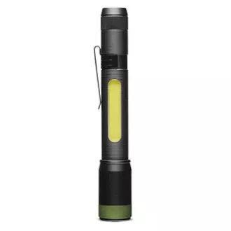 LED-Taschenlampe, 2xAA, Metall, schwarz, 150lm, C33 LED-Taschenlampe, 2xAA, Metall, schwarz, 150lm, C33
