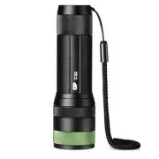 LED-Taschenlampe, 3xAAA, Metall, schwarz, 300lm, C32