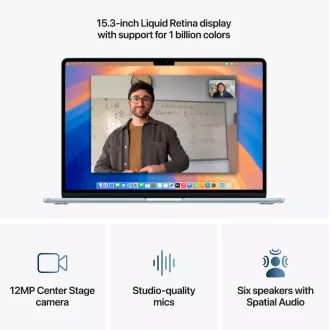 Apple MacBook Air 15,3" 2880x1864/10C M4/10C GPU/24GB/512GB_SSD/US/himmelblau (2025) US-Tastaturversion Apple MacBook Air 15,3" 2880x1864/10C M4/10C GPU/24GB/512GB_SSD/US/himmelblau (2025) US-Tastaturversion