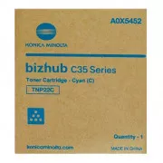 Konica Minolta TNP-22 (A0X5452) - toner, cyan