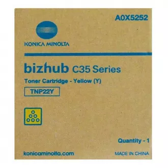 Konica Minolta TNP-22 (A0X5252) - toner, yellow (gelb) Konica Minolta TNP-22 (A0X5252) - toner, yellow (gelb)