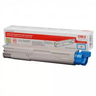 Oki 3520 (43459371) - toner, cyan Oki 3520 (43459371) - toner, cyan