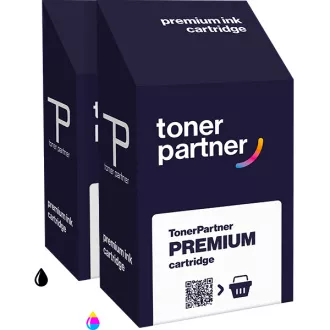 MultiPack Tintenpatrone TonerPartner PREMIUM für HP 21-XL, 22-XL (C9351CE, C9352CE), black + color (schwarz + farbe)