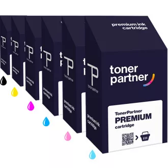 MultiPack Tintenpatrone TonerPartner PREMIUM für HP 363 (Q7966EE), black + color (schwarz + farbe)