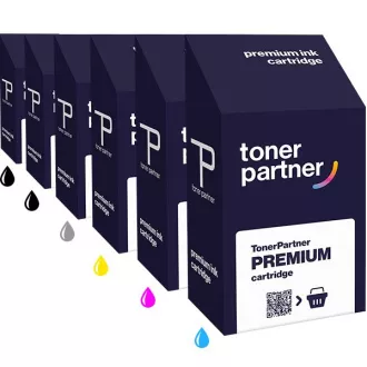MultiPack Tintenpatrone TonerPartner PREMIUM für HP 730 (P2V65A, P2V67A, P2V62A, P2V63A, P2V64A, P2V66A), black + color (schwarz + farbe) MultiPack Tintenpatrone TonerPartner PREMIUM für HP 730 (P2V65A, P2V67A, P2V62A, P2V63A, P2V64A, P2V66A), black + color (schwarz + farbe)