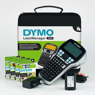 Dymo Selbstklebeetiketten-Drucker, LabelManager 420P, mit Koffer