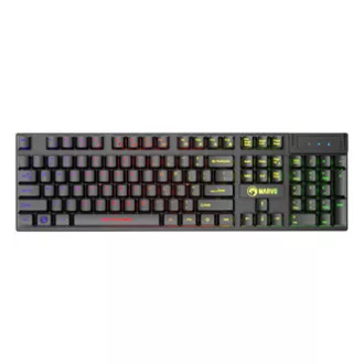 Marvo CM409 DE Tastatur-Set kabelgebunden (USB) US, schwarz mit Gaming-Maus, Mauspad und Kopfhörer, Gaming, Membran-Typ hintergrundbeleuchtet Marvo CM409 DE Tastatur-Set kabelgebunden (USB) US, schwarz mit Gaming-Maus, Mauspad und Kopfhörer, Gaming, Membran-Typ hintergrundbeleuchtet