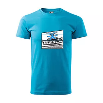 T-Shirt EERINESS, Herren, türkis, Größe 1,5 mm, B. L