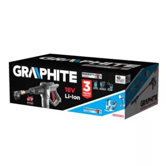 Graphite Accu Hochdruckreiniger 58G083, 19bar, 170l/min.