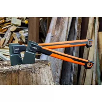 NEO TOOLS Axt 27-032, Gesamtgewicht 1200g, Kopfgewicht 850g, Axtlänge 59,7cm