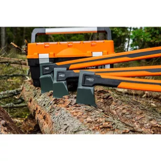 NEO TOOLS Axt 27-032, Gesamtgewicht 1200g, Kopfgewicht 850g, Axtlänge 59,7cm