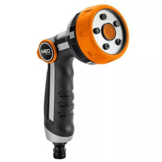 NEO TOOLS Spritzpistole mit 5 Funktionen, Daumen ON/OFF, orange/schwarz, 15-708 NEO TOOLS Spritzpistole mit 5 Funktionen, Daumen ON/OFF, orange/schwarz, 15-708