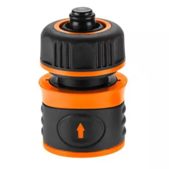 NEO TOOLS Schnellkupplung mit STOP-Funktion, Material: Kunststoff, 1/2", orange-schwarz, 15-721 NEO TOOLS Schnellkupplung mit STOP-Funktion, Material: Kunststoff, 1/2", orange-schwarz, 15-721