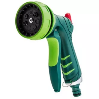 Verto Sprühpistole Sprühgerät 7 Funktionen, Durchlaufsperre, 1/2", grün, 15G707 Verto Sprühpistole Sprühgerät 7 Funktionen, Durchlaufsperre, 1/2", grün, 15G707