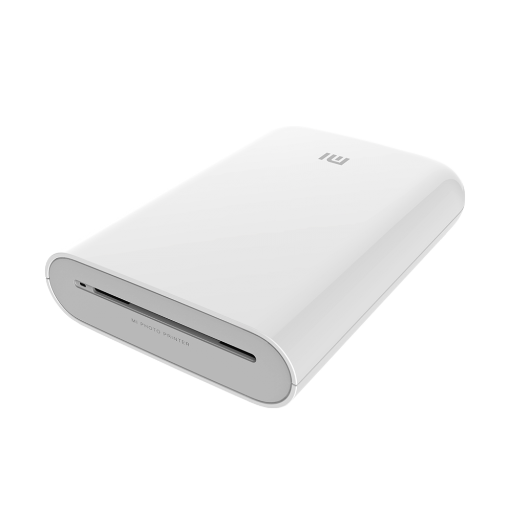 Mini-Drucker Xiaomi Mi Portable Photo Printer in weißer Ausführung.