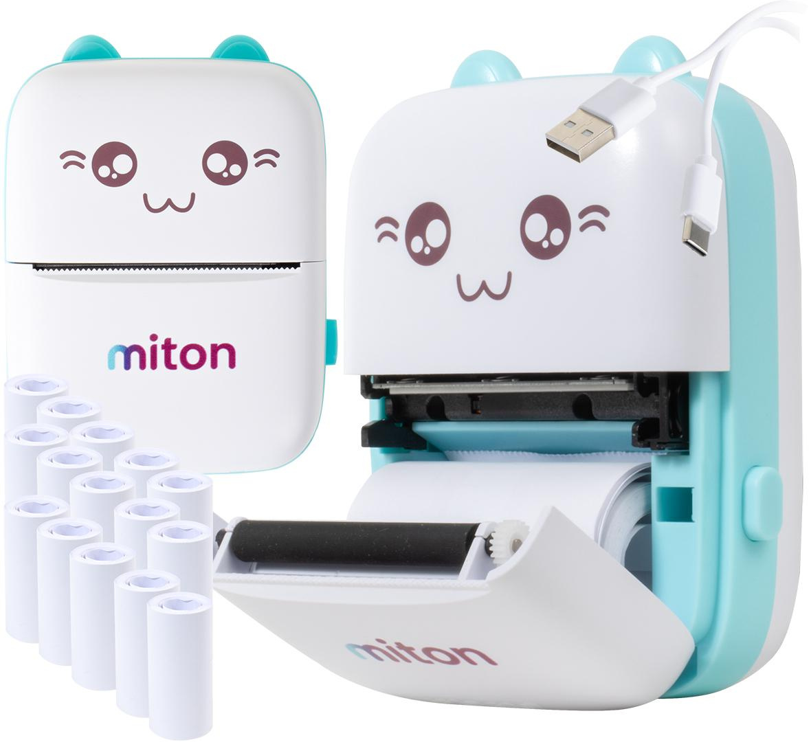 Mini-Drucker Miton D-001 im Kinderdesign.