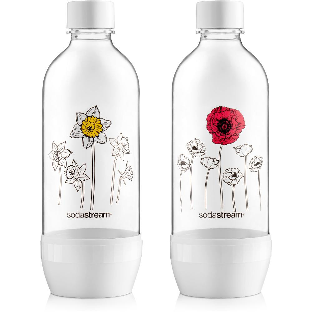 Flasche JET 2 x 1l Blumen im Winter SODA
