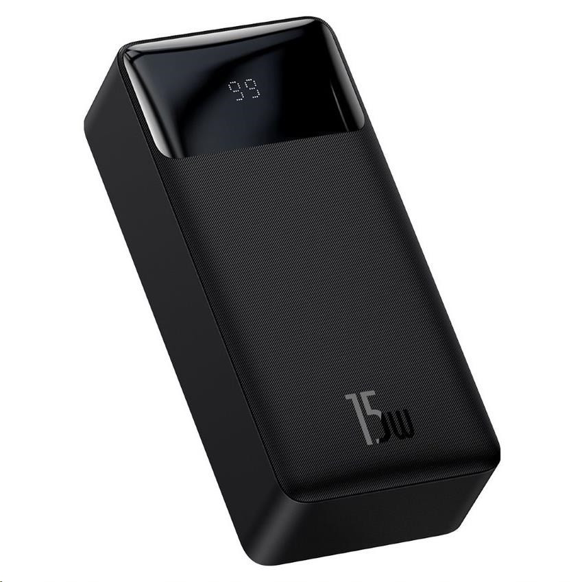 Baseus Bipow Powerbank mit Digitalanzeige 30000mAh 15W schwarz | TPtoner.at