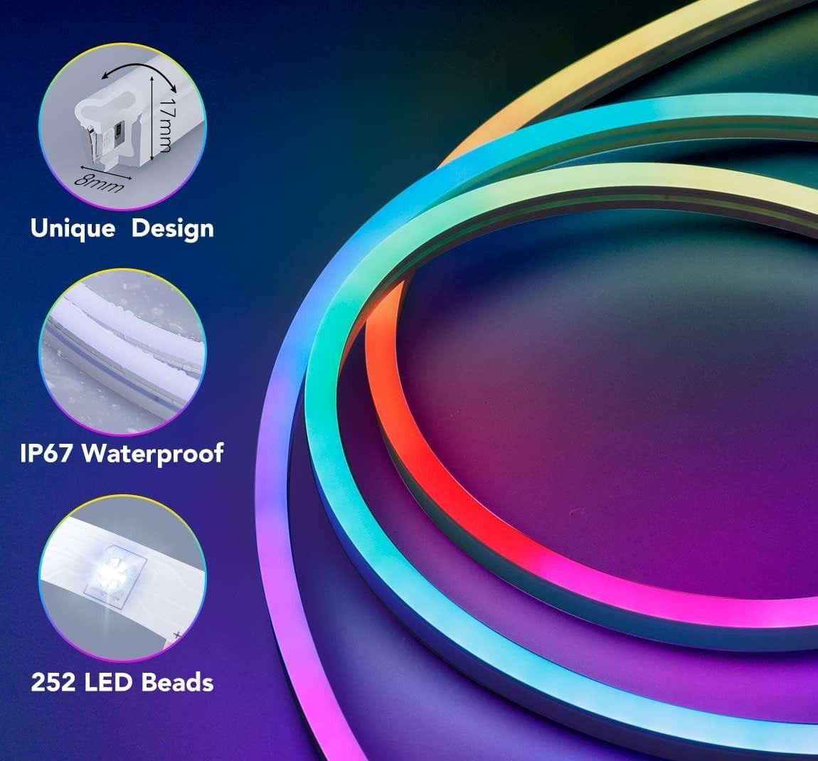 Govee Neon SMART flexibler LED-Streifen - RGBIC - 5m