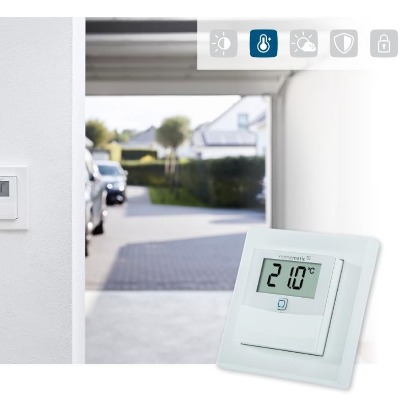Sensor Mit Display Homematic IP Temperatur- und Feuchtigkeitssensor mit Display ...